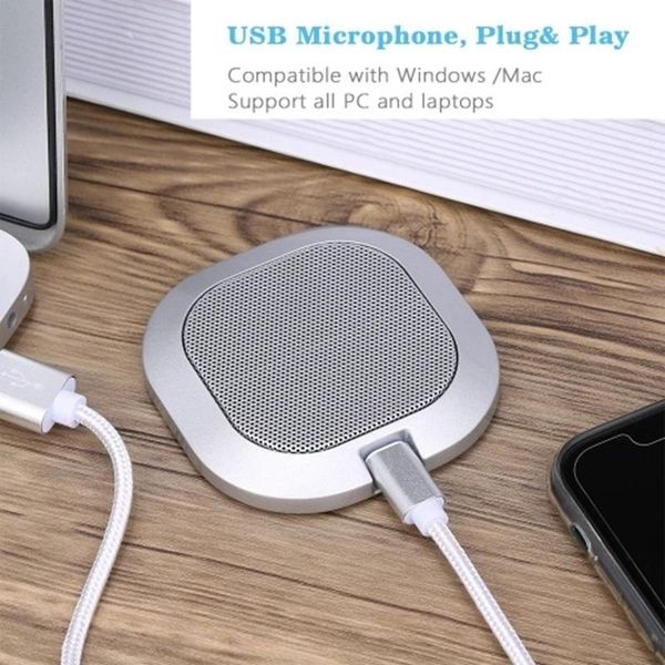 mini portable microphone 360-degree omnidirectional with 1.5m usb cable plug and play for video chat conference b microphones
mini portable microphone 360-degree omnidirectional with 1.5m usb cable plug and play for video chat conference b microphones