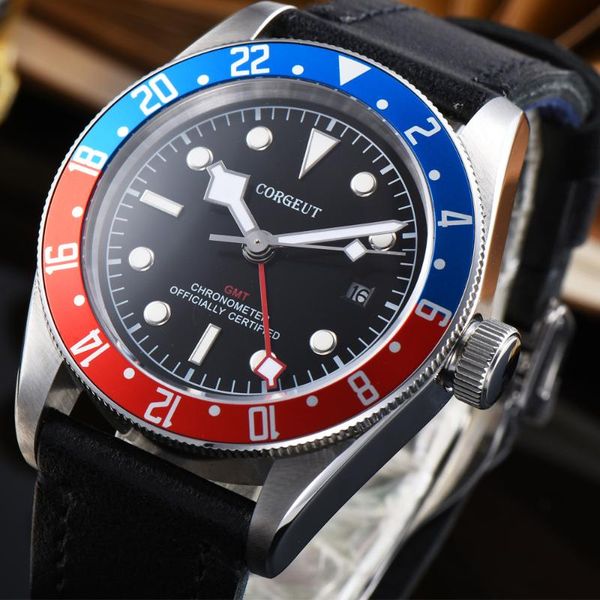 wristwatches corgeut mechanical watch men's automatic gmt sapphire crystal luminous clock waterproof brand relogio masculino, Slivery;brown
wristwatches corgeut mechanical watch men's automatic gmt sapphire crystal luminous clock waterproof brand relogio masculino, Slivery;brown