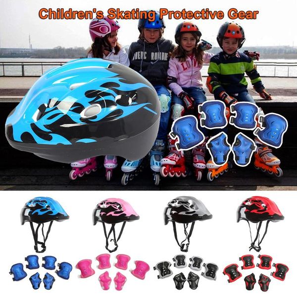 7pcs/set children's skating protective gear children kids safety helmet knee 2021 child riding bike protector f cycling caps & masks, Black
7pcs/set children's skating protective gear children kids safety helmet knee 2021 child riding bike protector f cycling caps & masks, Black