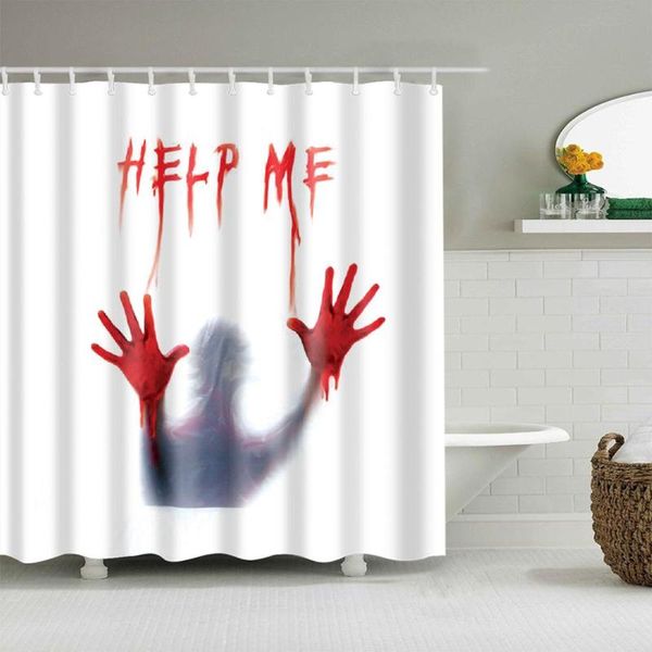 funny shower curtain scary blood hand print bath accessories set with hooks waterproof polyester fabric halloween bathroom decor curtains
funny shower curtain scary blood hand print bath accessories set with hooks waterproof polyester fabric halloween bathroom decor curtains