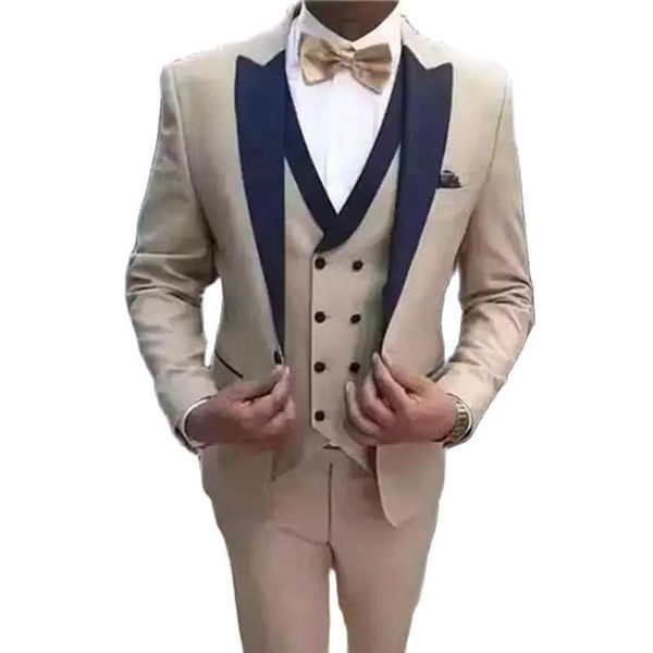 men's suits & blazers slim fit business for men beige wedding groom tuxedo 3 piece male fashion jacket waistcoat with pants 2021, White;black
men's suits & blazers slim fit business for men beige wedding groom tuxedo 3 piece male fashion jacket waistcoat with pants 2021, White;black