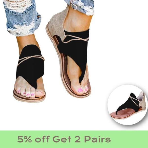 women summer clip-toe shoes zipper comfy solid flats lady casual beach sandals outdoor flip-flops, Black
women summer clip-toe shoes zipper comfy solid flats lady casual beach sandals outdoor flip-flops, Black