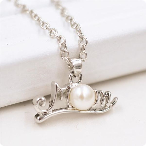 pendant necklaces fashion female mom letter simulated pearl vintage necklace choker chain jewelry mother's day gift, Silver
pendant necklaces fashion female mom letter simulated pearl vintage necklace choker chain jewelry mother's day gift, Silver