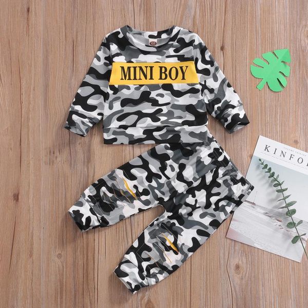 clothing sets citgeeautumn causal infant baby boys clothes letter camouflage printed pullover sweatshirt pants spring suit, White
clothing sets citgeeautumn causal infant baby boys clothes letter camouflage printed pullover sweatshirt pants spring suit, White