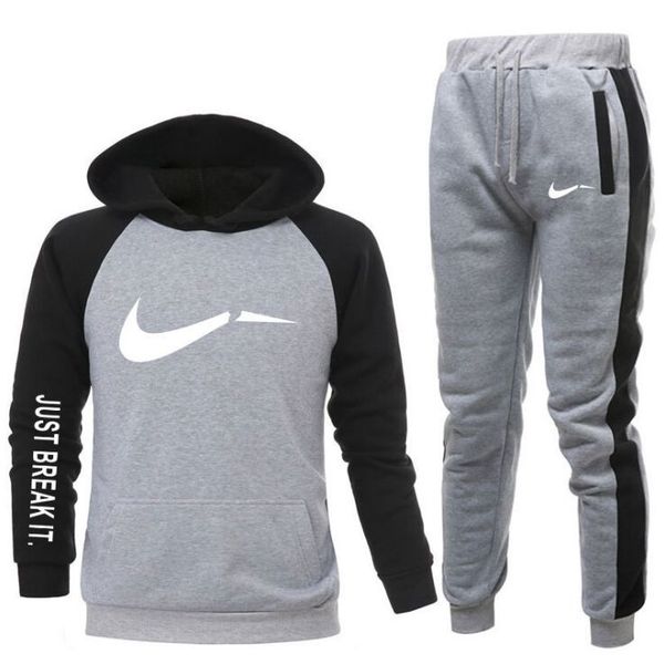 2021 men set casual hooded jackets fashion warm tracksuit sportswear hoodies+pants sets male coat jacket long sweatshirt s-3xl, Gray
2021 men set casual hooded jackets fashion warm tracksuit sportswear hoodies+pants sets male coat jacket long sweatshirt s-3xl, Gray