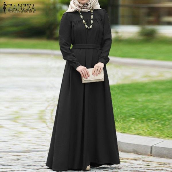 women autumn long sleeve dress casual solid kaftan abaya dubai hijab muslim loose sundress maxi vestido s-5xl dresses, Black;gray
women autumn long sleeve dress casual solid kaftan abaya dubai hijab muslim loose sundress maxi vestido s-5xl dresses, Black;gray