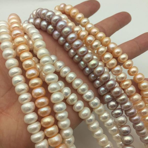 chains artificial farming real pearl necklace freshwater 7-12m flat round jewelry for women, Silver 
chains artificial farming real pearl necklace freshwater 7-12m flat round jewelry for women, Silver