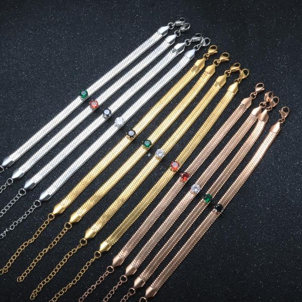 charm bracelets zmfashion luxury snake chain bracelet for women colorful zircon blade goth punk style jewelry gift 2021 trendy, Golden;silver
charm bracelets zmfashion luxury snake chain bracelet for women colorful zircon blade goth punk style jewelry gift 2021 trendy, Golden;silver
