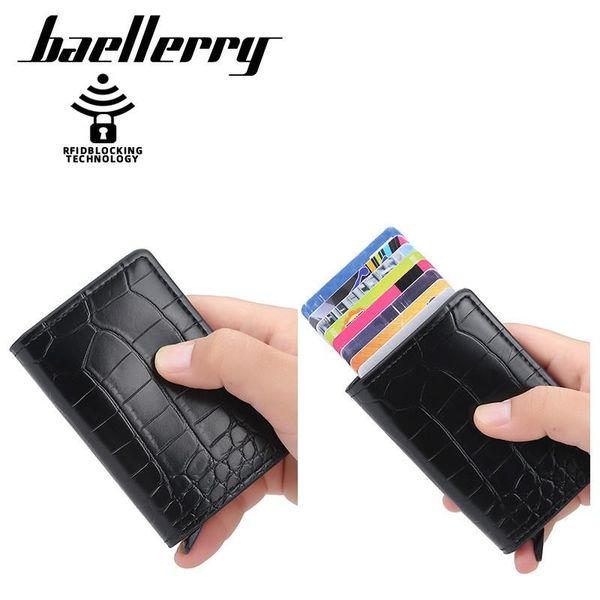 card holders crocodile pattern men samll bag rfid antimagnetic aluminum alloy box vintage women id bank holder wallet, Brown;gray
card holders crocodile pattern men samll bag rfid antimagnetic aluminum alloy box vintage women id bank holder wallet, Brown;gray