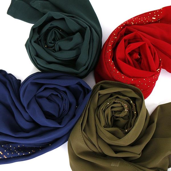 scarves women plain diamond chain bubble chiffon instant shawl scarf double beads echarpe foulards wrap bonnet sjaal muslim hijab snood, Blue;gray
scarves women plain diamond chain bubble chiffon instant shawl scarf double beads echarpe foulards wrap bonnet sjaal muslim hijab snood, Blue;gray