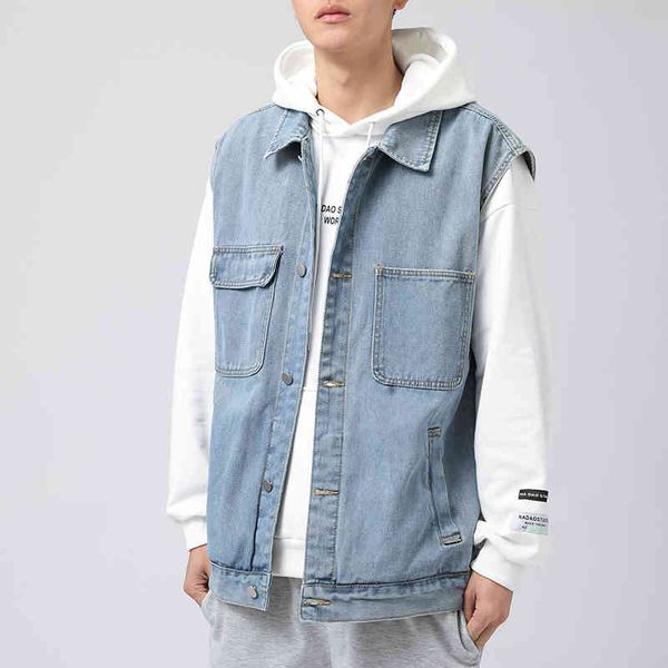 men's jackets casual male jeans denim cotton jacket spring clothes summer fashion vest vintage korean rshz, Black;brown
men's jackets casual male jeans denim cotton jacket spring clothes summer fashion vest vintage korean rshz, Black;brown