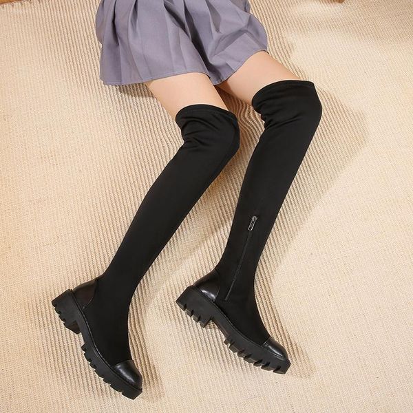 boots stretch winter women over-the-knee black show thin fashion long shoes woman botas mujer club boot
boots stretch winter women over-the-knee black show thin fashion long shoes woman botas mujer club boot