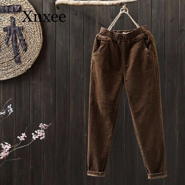 women's pants & capris plus velvet thick winter warm spring autumn women size corduroy harem all-matched casual black loose trousers, Black;white
women's pants & capris plus velvet thick winter warm spring autumn women size corduroy harem all-matched casual black loose trousers, Black;white