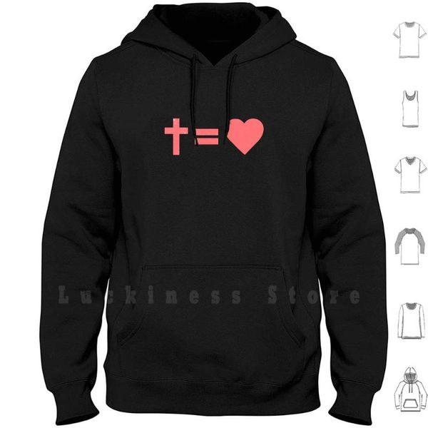cross equals love hoodies long sleeve symbol christian meaningful purpose created jesus men's & sweatshirts, Black
cross equals love hoodies long sleeve symbol christian meaningful purpose created jesus men's & sweatshirts, Black