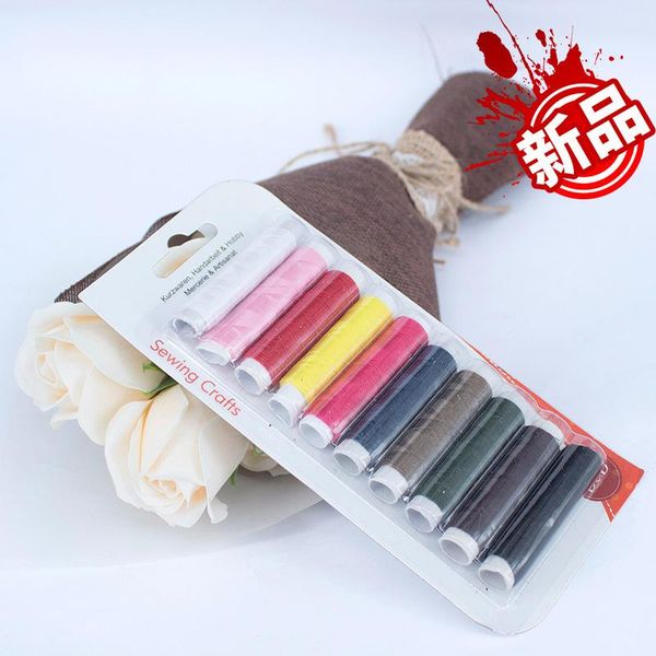 10pcs 50m sewing thread polyester machine embroidery hand threads steering-wheel diy craft patch supplies yarn, Black;white
10pcs 50m sewing thread polyester machine embroidery hand threads steering-wheel diy craft patch supplies yarn, Black;white