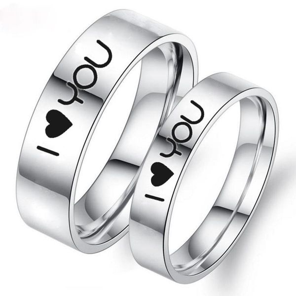 wedding rings stainless steel cool retro gothic i love you couple jewelry accessories perfect gift for both boys and girls, Slivery;golden
wedding rings stainless steel cool retro gothic i love you couple jewelry accessories perfect gift for both boys and girls, Slivery;golden