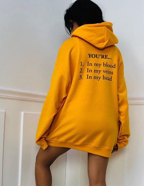 women's hoodies & sweatshirts you're in my blood veins head hoodie women hoody pullovers pure cotton jumper quote, Black
women's hoodies & sweatshirts you're in my blood veins head hoodie women hoody pullovers pure cotton jumper quote, Black