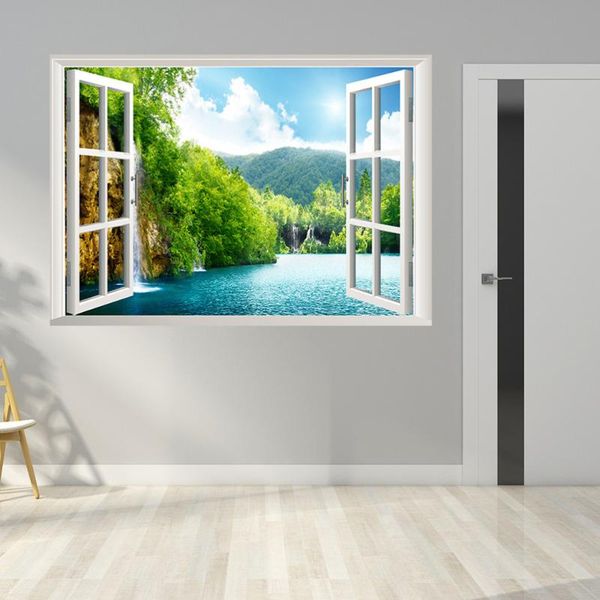 wall stickers creative sticker removable beautiful 3d fake window scenery decal art bedroom living room mural - 57x90cm
wall stickers creative sticker removable beautiful 3d fake window scenery decal art bedroom living room mural - 57x90cm