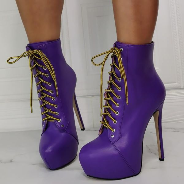 boots platform pole dance shoes stripper extreme high heels ankle for women show party purple short botas big size 47, Black
boots platform pole dance shoes stripper extreme high heels ankle for women show party purple short botas big size 47, Black