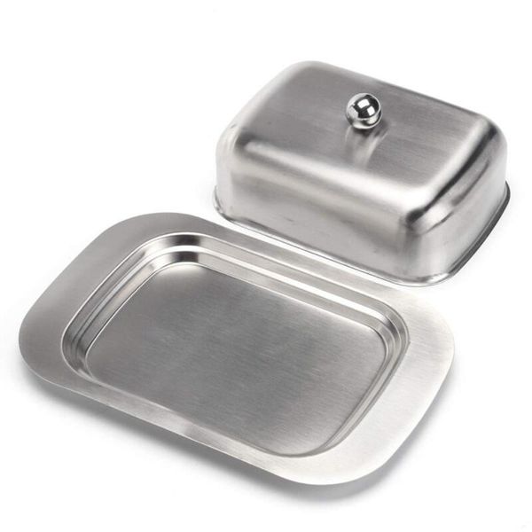 dishes & plates kitchen butter dish box container cheese plate storage keeper tray with lid stainless steel boxes
dishes & plates kitchen butter dish box container cheese plate storage keeper tray with lid stainless steel boxes