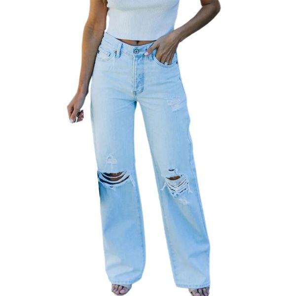 women's pants & capris women summer ripped jeans adults high waisted solid color denim with pockets, Black;white
women's pants & capris women summer ripped jeans adults high waisted solid color denim with pockets, Black;white