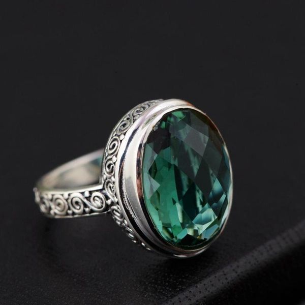 cluster rings women 925 sterling silver ring with natural stone green crystal emerald carved vintage ethnic thai craft jewelry, Golden;silver
cluster rings women 925 sterling silver ring with natural stone green crystal emerald carved vintage ethnic thai craft jewelry, Golden;silver
