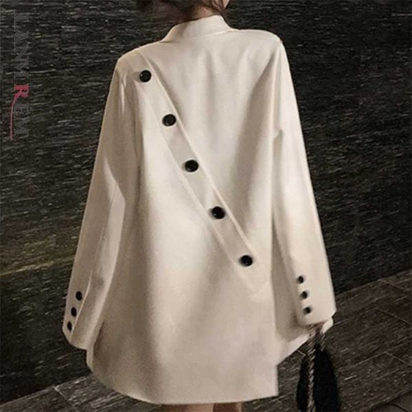 lanmrem women blazers coat korean version design sense lapel loose fit jacket fashion autumn winter 2p9520 210930, White;black
lanmrem women blazers coat korean version design sense lapel loose fit jacket fashion autumn winter 2p9520 210930, White;black