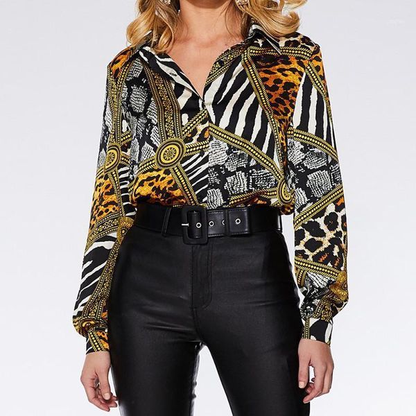 women retro geometric print shirt oil painting design blouse girl loose lapel and blouses 2021 1, White
women retro geometric print shirt oil painting design blouse girl loose lapel and blouses 2021 1, White