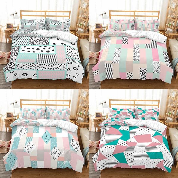 bedding sets home textile luxury 3d geometry print 2/3pcs comfortable duvet cover pillowcase and king eu/us/au size
bedding sets home textile luxury 3d geometry print 2/3pcs comfortable duvet cover pillowcase and king eu/us/au size