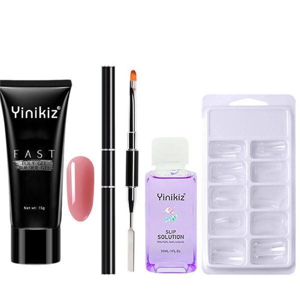 nail gel poly extension kit all for manicure set fast building cuticle pusher finger extend mold polish, Red;pink
nail gel poly extension kit all for manicure set fast building cuticle pusher finger extend mold polish, Red;pink