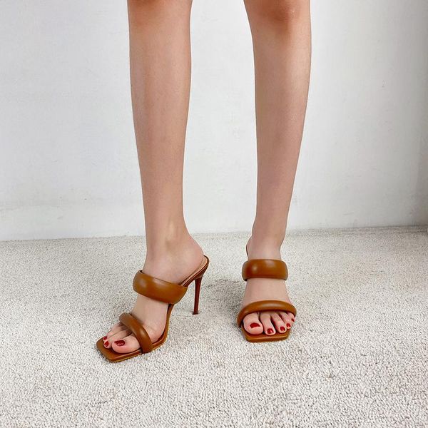 summer women sandals square toe slip-on gladiator thin high heels party shoes red brown size 41, Black
summer women sandals square toe slip-on gladiator thin high heels party shoes red brown size 41, Black