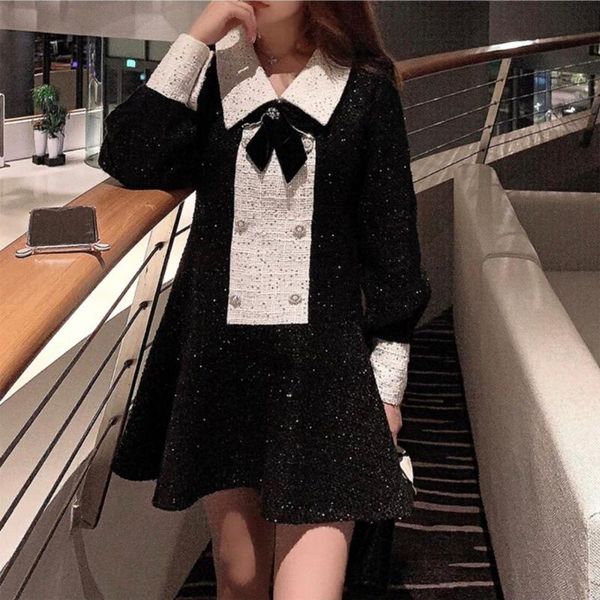 casual dresses preppy style dress girls 2021 spring patchwork white black women sweet bow rhinestone pleated, Black;gray
casual dresses preppy style dress girls 2021 spring patchwork white black women sweet bow rhinestone pleated, Black;gray