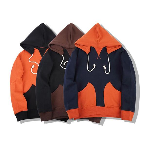 men's hoodies & sweatshirts contrast color pocket hoodie cotton pullover hat detachable two-wear hooded sweatershirt streetwear light f, Black
men's hoodies & sweatshirts contrast color pocket hoodie cotton pullover hat detachable two-wear hooded sweatershirt streetwear light f, Black