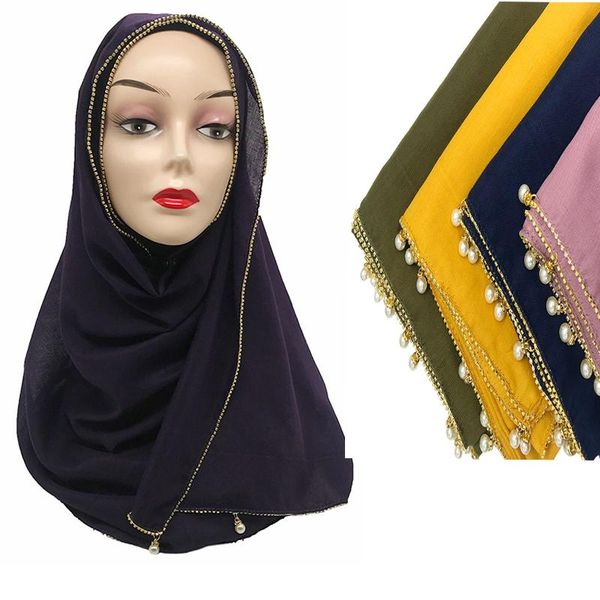 scarves women cotton hijab scarf plain viscose chain pearl long beads headband fashion wraps muslim shawls, Blue;gray
scarves women cotton hijab scarf plain viscose chain pearl long beads headband fashion wraps muslim shawls, Blue;gray