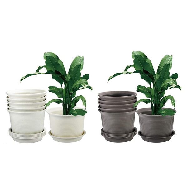 planters & pots flower outdoor 8.6 inch plastic for plants with drainage hole and tray pack of 6
planters & pots flower outdoor 8.6 inch plastic for plants with drainage hole and tray pack of 6