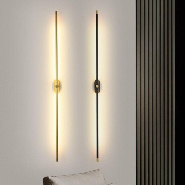 wall lamps modern simple linear tube led lamp up down background opposite light bedside foyer corridor black gold sconce
wall lamps modern simple linear tube led lamp up down background opposite light bedside foyer corridor black gold sconce