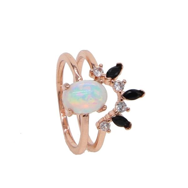 wedding rings size 6 7 rose gold color big agg shaped white fire opal black cz set luxury women ladies party stack fashion ring, Slivery;golden
wedding rings size 6 7 rose gold color big agg shaped white fire opal black cz set luxury women ladies party stack fashion ring, Slivery;golden