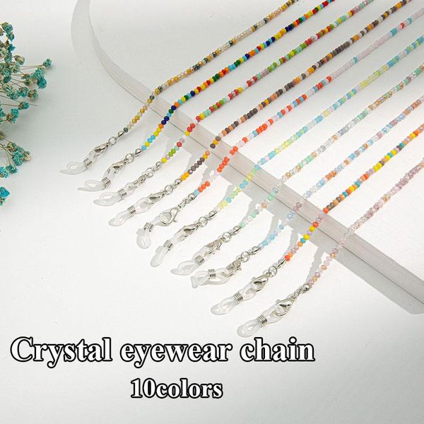 sunglasses frames bohemian beaded mask strap mixed color glasses chain women fashion eyeglass sunglass retainer holder lanyard neck jewelry, Silver
sunglasses frames bohemian beaded mask strap mixed color glasses chain women fashion eyeglass sunglass retainer holder lanyard neck jewelry, Silver