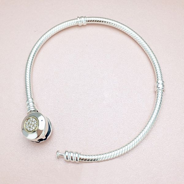 925 sterling silver bracelets for women fine jewelry cz diamond diy fit original pandora charms beads shine classic basic bracelet ladies gi, Golden;silver
925 sterling silver bracelets for women fine jewelry cz diamond diy fit original pandora charms beads shine classic basic bracelet ladies gi, Golden;silver