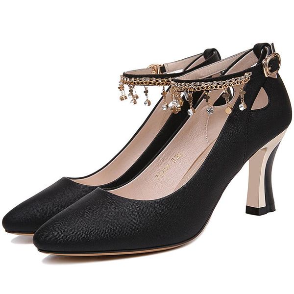shoes woman moolecole buckle strap shallow mouth women pumps crystal pointed toe all-match high-heeled 2-72256 dress, Black
shoes woman moolecole buckle strap shallow mouth women pumps crystal pointed toe all-match high-heeled 2-72256 dress, Black