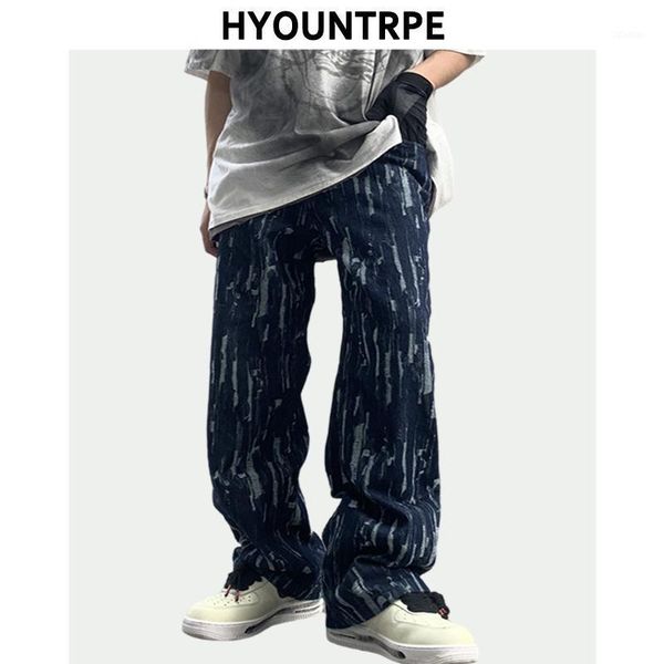 men irregular ripped denim jeans casual zipper straight pants trouser hip hop biker jean streetwear joggers mens clothing men's, Blue
men irregular ripped denim jeans casual zipper straight pants trouser hip hop biker jean streetwear joggers mens clothing men's, Blue