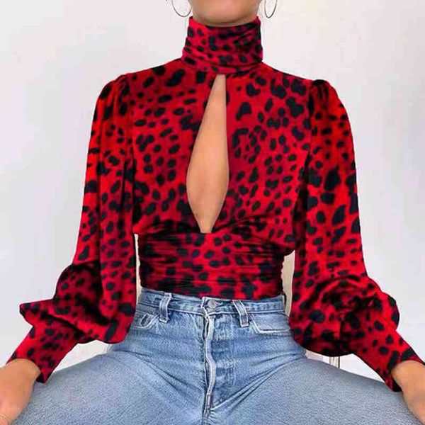 skirt no hollow out women's blouses leopard fashion shirts woman's high-flashlight sleeve, Black
skirt no hollow out women's blouses leopard fashion shirts woman's high-flashlight sleeve, Black