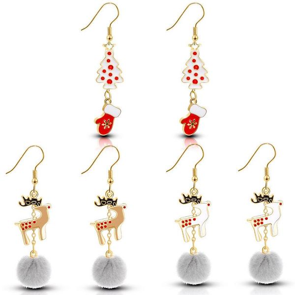 dangle & chandelier christmas fashion earring for women tree reindeer sweet lovely temperament tassel pompom unique gift, Silver
dangle & chandelier christmas fashion earring for women tree reindeer sweet lovely temperament tassel pompom unique gift, Silver