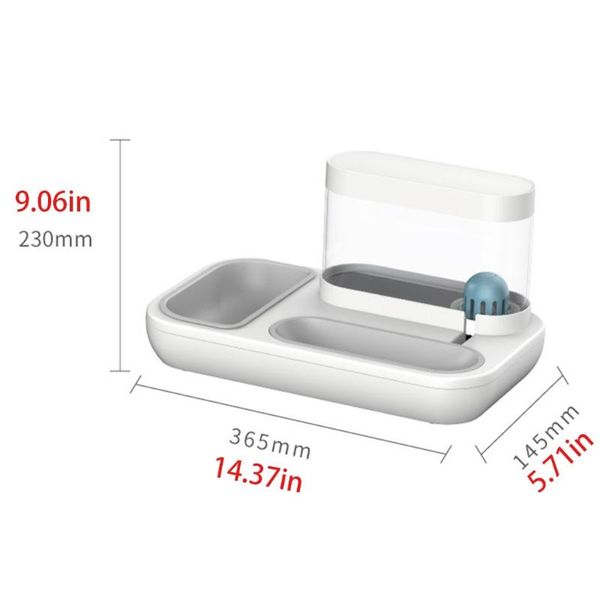 double cat bowls dog and with pet automatic water dispenser & feeders
