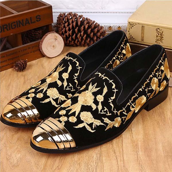 dress shoes bohemia embroidery cow suede loafers men casual flats slip on sapatilha pointed toe zapatos hombre wedding, Black
dress shoes bohemia embroidery cow suede loafers men casual flats slip on sapatilha pointed toe zapatos hombre wedding, Black