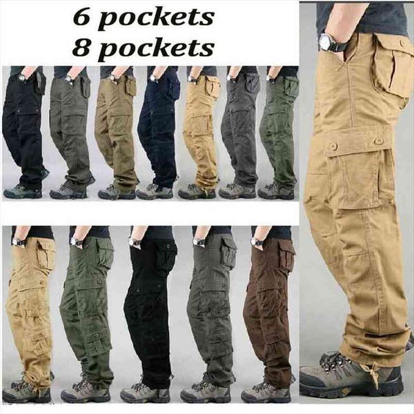 wholesale men casual pants overalls men cargo pant multi pockets military track tactical pants sweatpants straight trousers, Black 
wholesale men casual pants overalls men cargo pant multi pockets military track tactical pants sweatpants straight trousers, Black