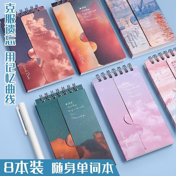 notepads vocabulary book for students to learn artifacts small cute notebook, Purple;pink
notepads vocabulary book for students to learn artifacts small cute notebook, Purple;pink