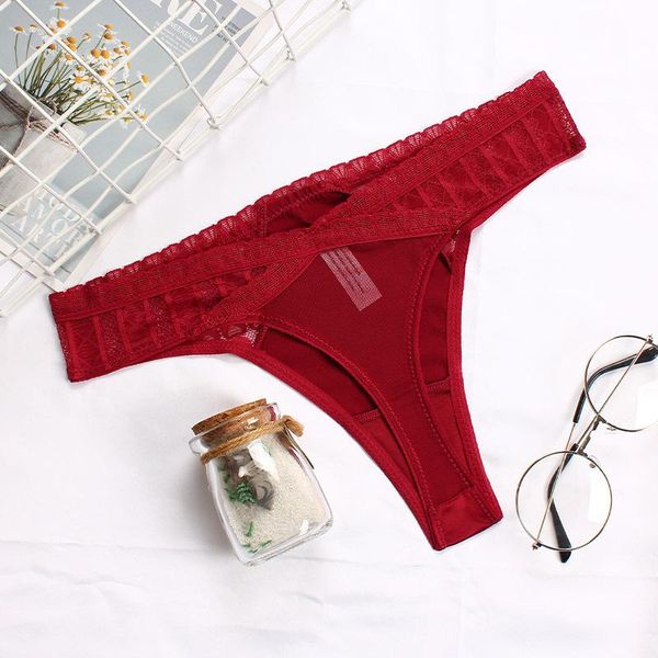 women's panties women underwear mid-waist thong pure color transparent lace plus size antibacterial cotton comfortable lingerie, Black;pink
women's panties women underwear mid-waist thong pure color transparent lace plus size antibacterial cotton comfortable lingerie, Black;pink