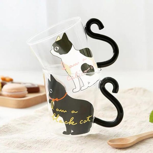 mugs cute cat glass cup coffee milk tea office mug cocktail wine glasses tail handle valentines day gifts
mugs cute cat glass cup coffee milk tea office mug cocktail wine glasses tail handle valentines day gifts