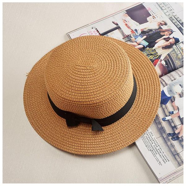 wide brim hats summer beach hat feminino casual lady flat bowknot straw cap girls sun panama simple outdoor, Blue;gray
wide brim hats summer beach hat feminino casual lady flat bowknot straw cap girls sun panama simple outdoor, Blue;gray